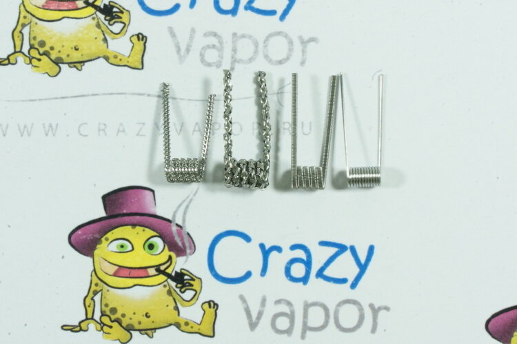 Готовые спирали CrazyVapor за 21 руб.