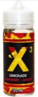 X3 LEMONADE RASPBERRY-LEMON 120ml