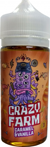 Crazy Farm caramel and vanilla 100ml