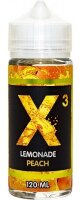 X3 LEMONADE PEACH 120ml 